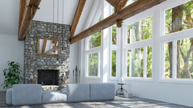 Energy-Efficient Windows in a Living Room
